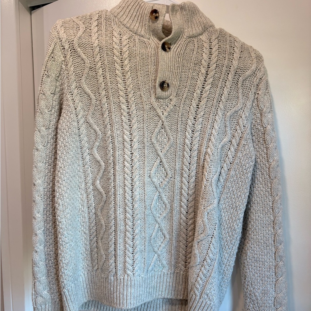 GAP Boys Cream Knit Sweater